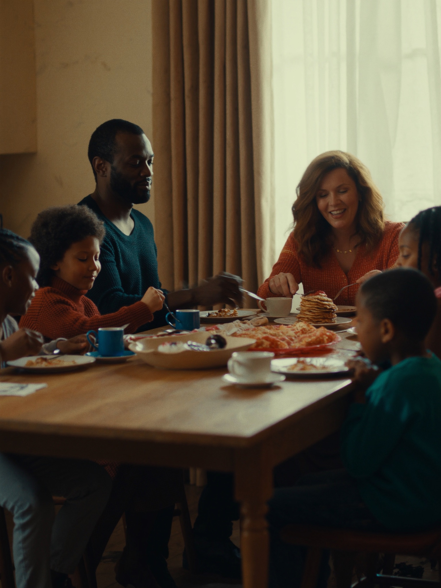 The Adeyemi family, London · four kids