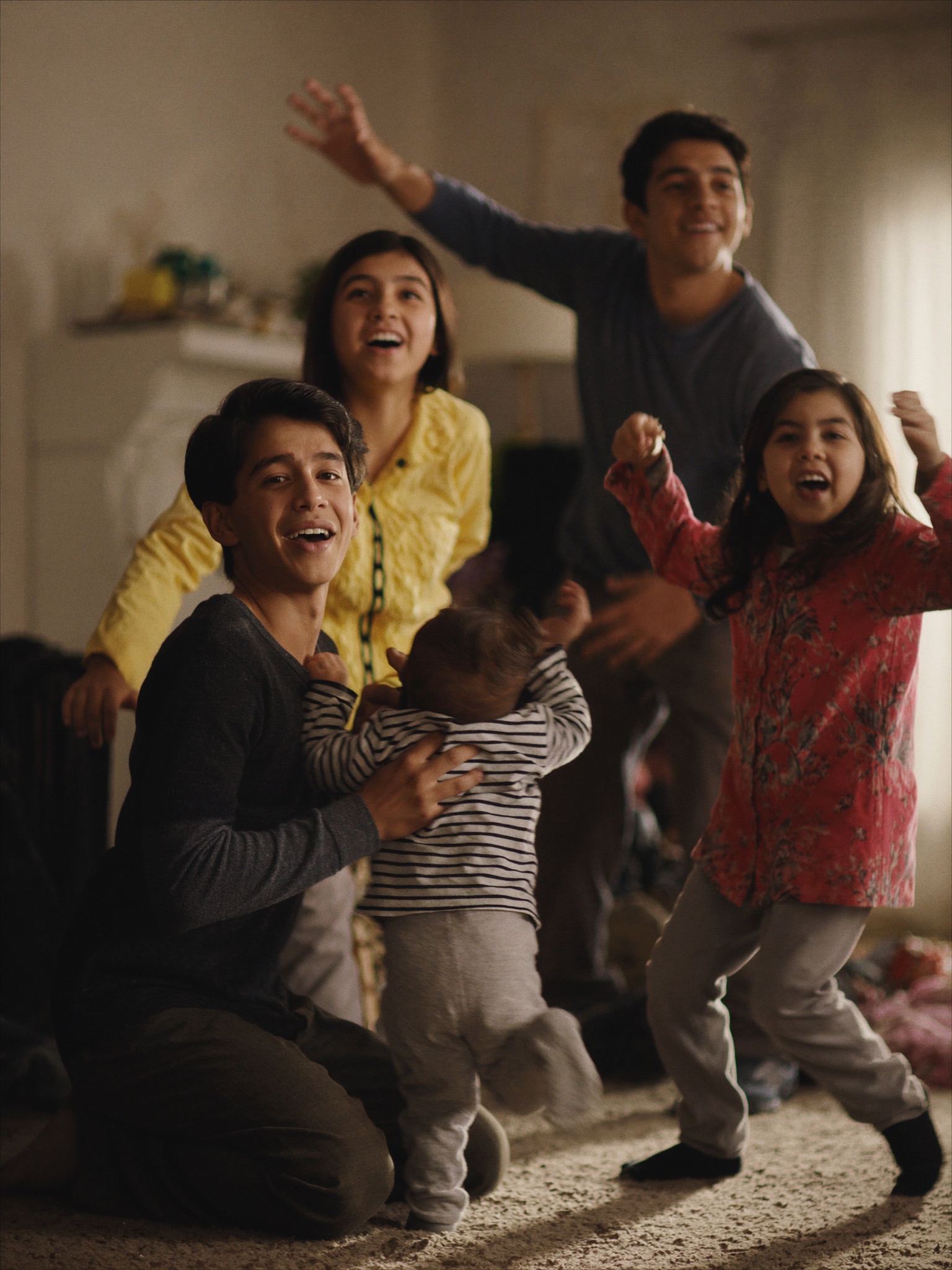 The Zainab household, Reading · blended family · five kids
